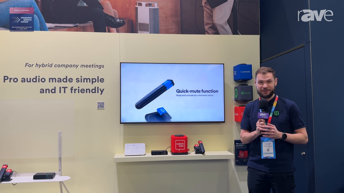 ISE 2025: Catchbox Talks About Catchbox Plus Wireless Microphone System for Corporations