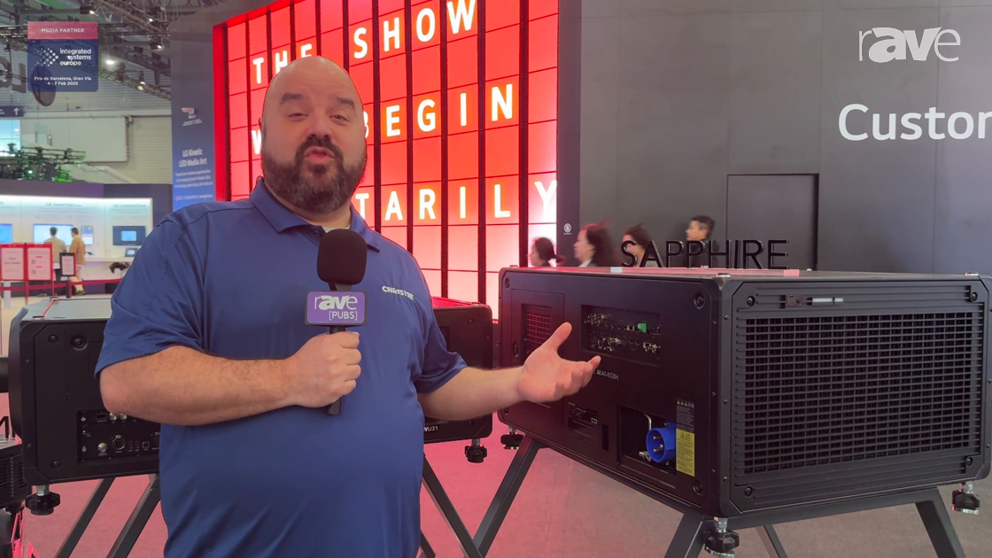 ISE 2025: Christie Introduces Sapphire 4K40-RGBH 3DLP Projector With RGB Pure Laser Projection