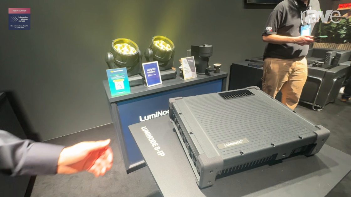 ISE 2025: Luminex Shows LumiNode 8-IP, a Weatherproof Ethernet/DMX Processor