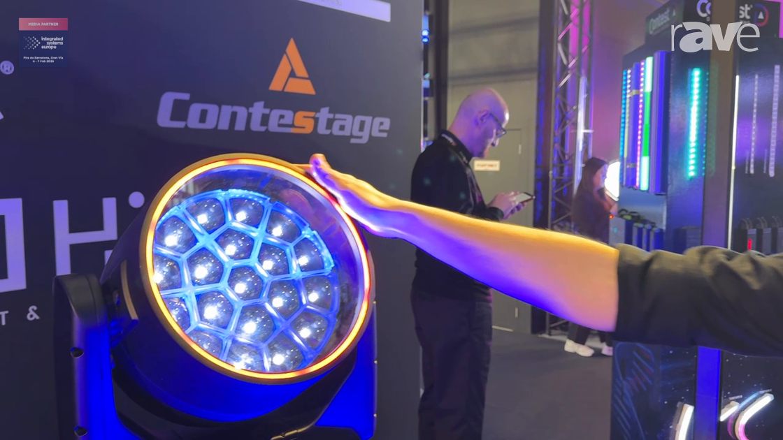 ISE 2025: BEGLEC Shows Off Briteq BTI-Blizzard-Wash2, an IP65 Hybrid LED Moving Head Light