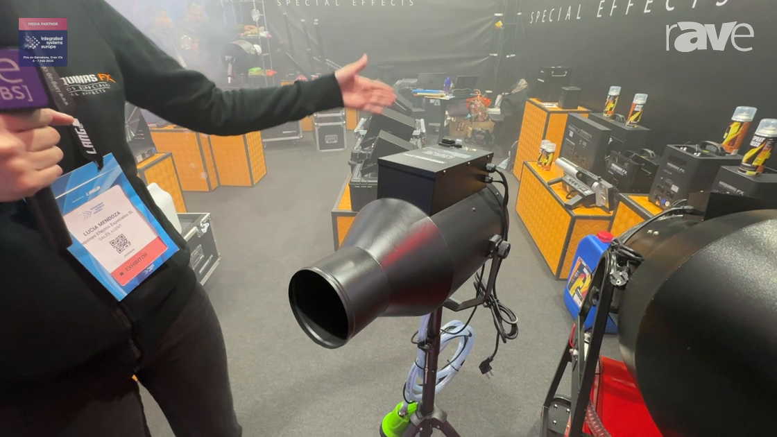 ISE 2025: Maquinas FX Intros Mini Foam Cannon Machine
