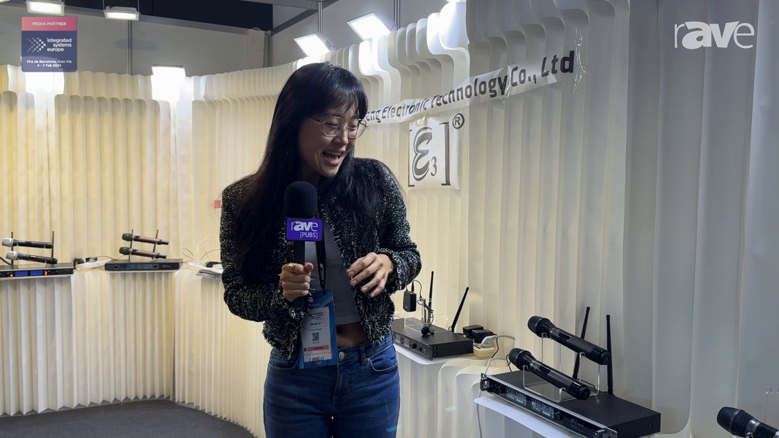 ISE 2025: DingFeng Electronic Technology Exhibits ER-86 Wireless Microphone and Receiver