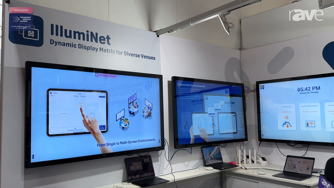 ISE 2025: AVA Features IllumiNet Software-Defined Display Matrix for Wireless Multi-Screen Control