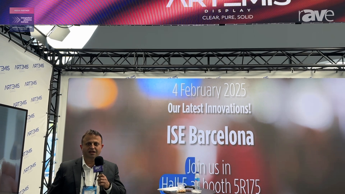 ISE 2025: ARTEMIS DISPLAY Exhibits 1.87pp LED Indoor Display – rAVe [PUBS]