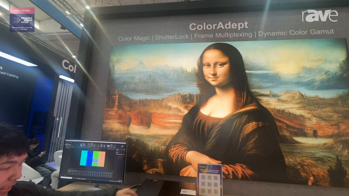 ISE 2025: Colorlight Demonstrates ColorAdept LED Panel Wall Projection Software