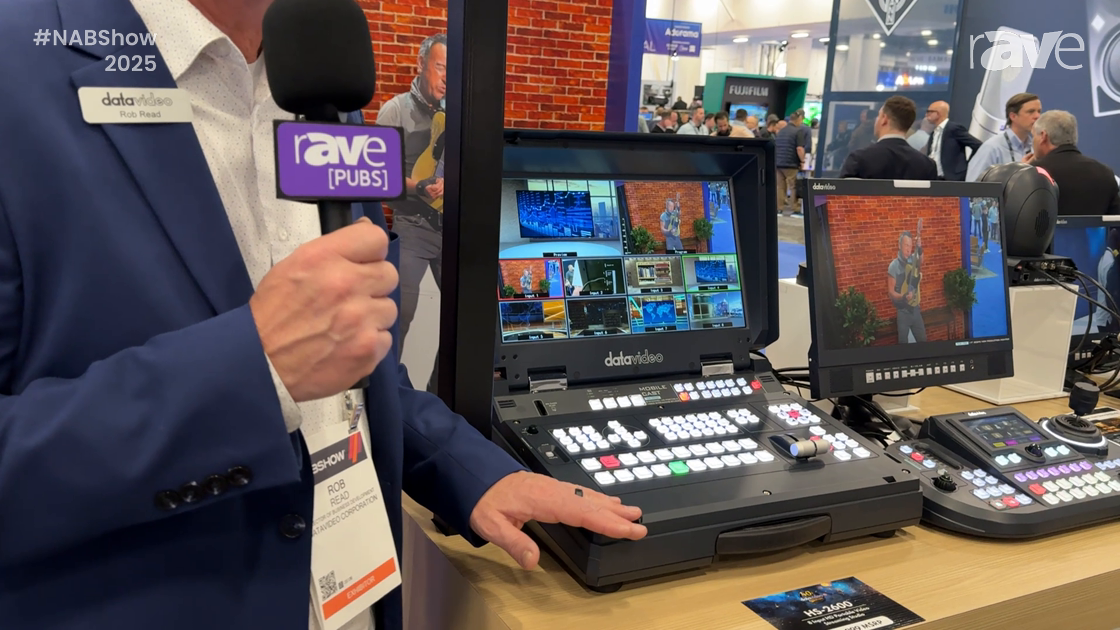 NAB Show 2025: Datavideo Intros Portable HS-2600, 8-Channel Switcher in Mobile Cast Series