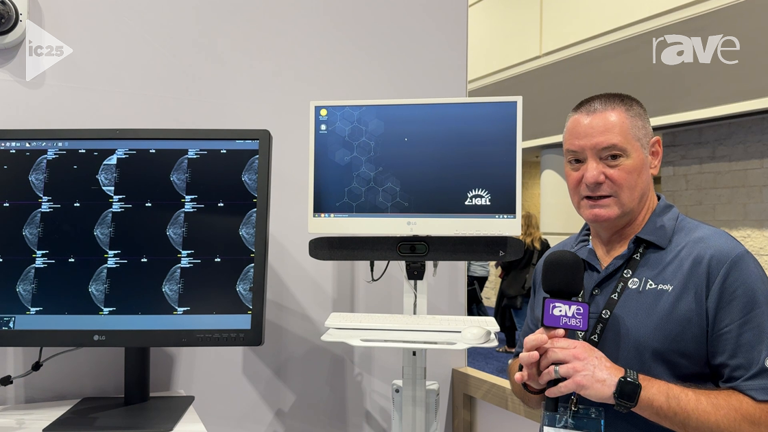 InfoComm 2025: HP Poly Demos Poly Studio X32 All-in-One Video Bar for Healthcare at TD SYNNEX