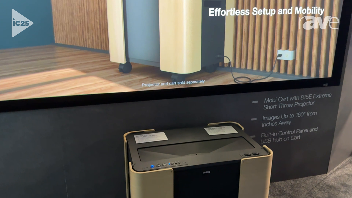 InfoComm 2025: Epson Explains ELPCS01 Mobile Projector Cart for Education and Corporate Spaces