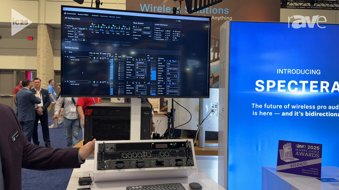 InfoComm 2025: Sennheiser Intros Spectera Base Station Rackmount Bidirectional Wireless Transceiver