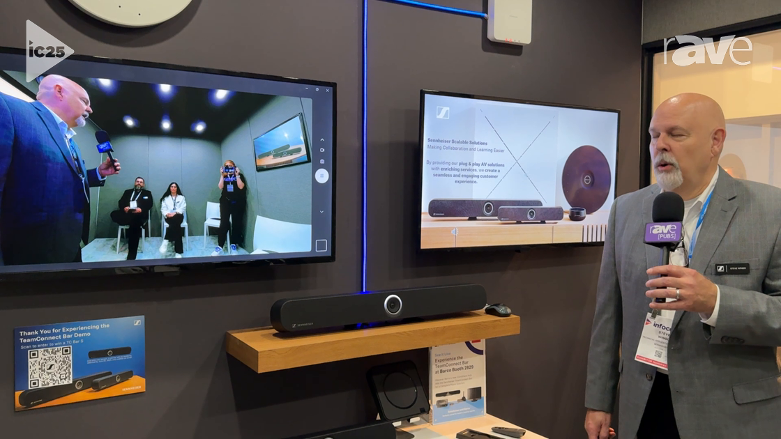 InfoComm 2025: Sennheiser Demonstrates TeamConnect Bar for Audio and Video Conferencing Solutions