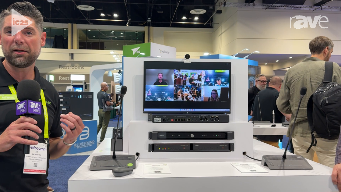 InfoComm 2025: Televic Conference Highlights D-Cerno Audio-Only Discussion System