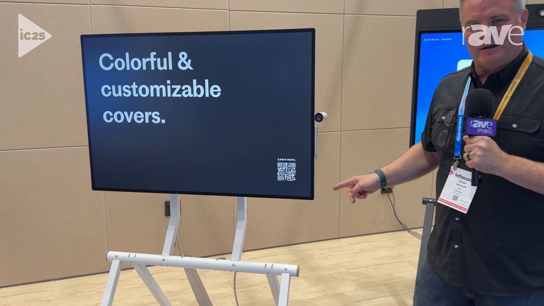 InfoComm 2025: Heckler Exhibits Heckler Stand for Surface Hub 3 With Smart Rotation Support