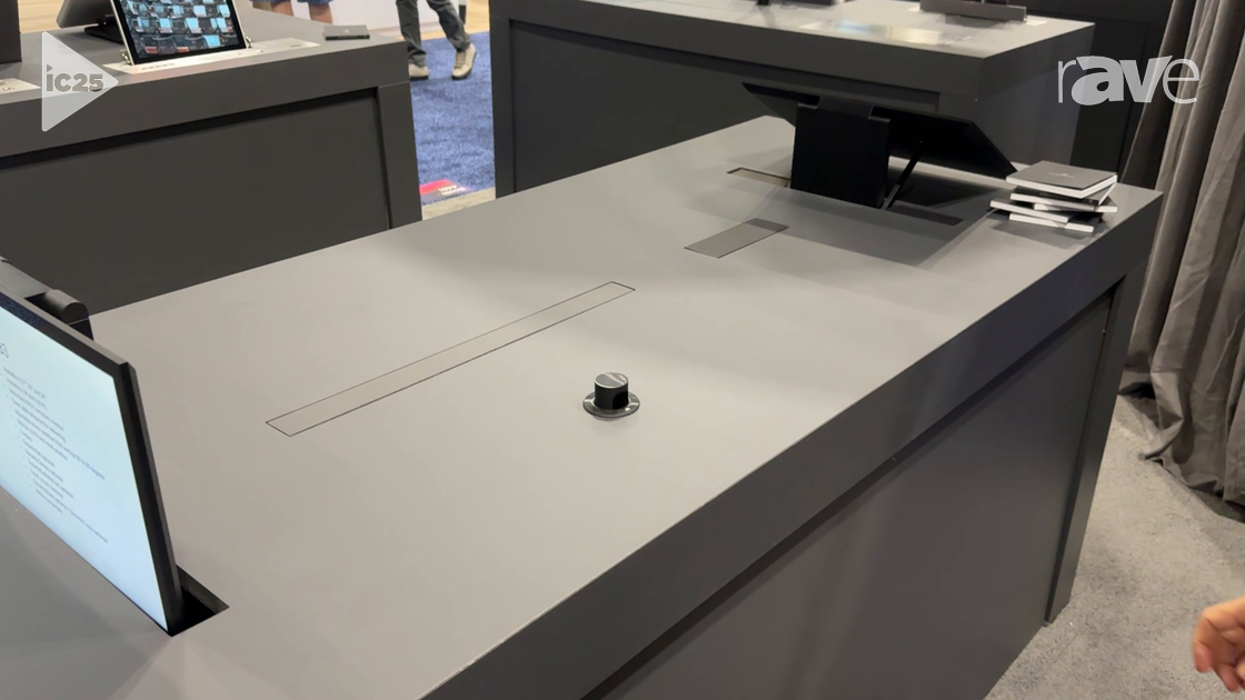 InfoComm 2025: Arthur Holm Shows DynamicCableRetract Motorized USB-C Cable for Furniture Integration