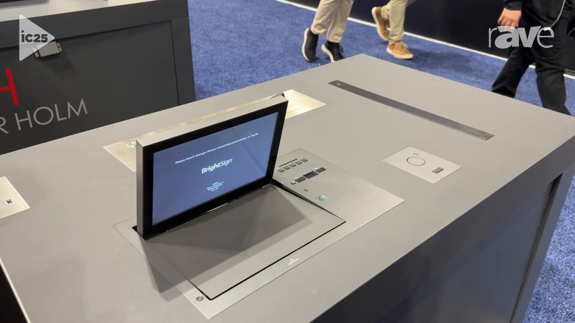 InfoComm 2025: Arthur Holm Displays Dynamic3 Motorized, Retractable Foldable Monitor