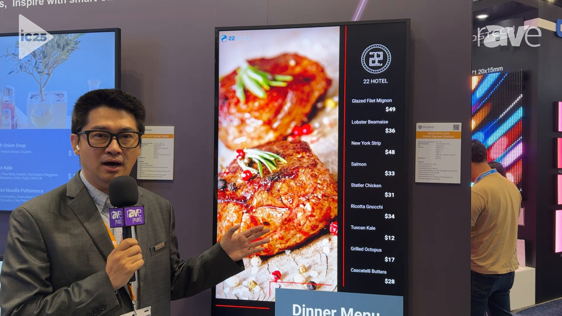 InfoComm 2025: AG Neovo Features DS Series Smart All-in-One Digital Signage Displays