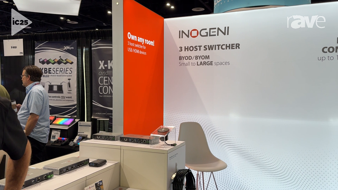 InfoComm 2025: INOGENI Introduces TOGGLE DOCK 2×1 2 Host Switcher for USB HDMI Devices