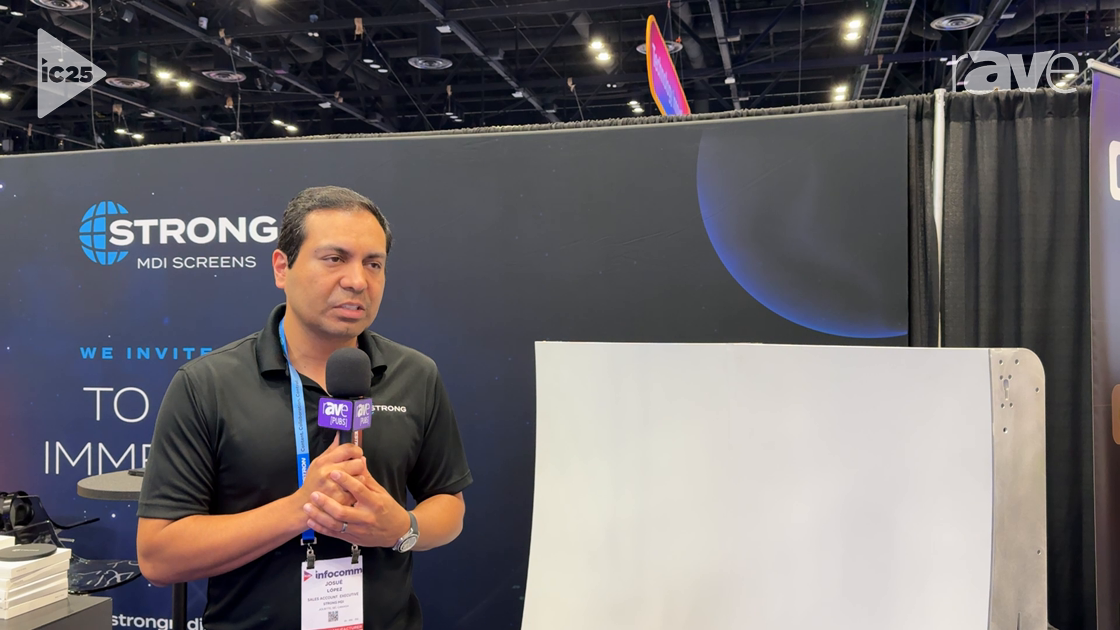 InfoComm 2025: StrongMDI Shows Eclipse Nomad, a Solid, Spherical Immersive Projection Screen System