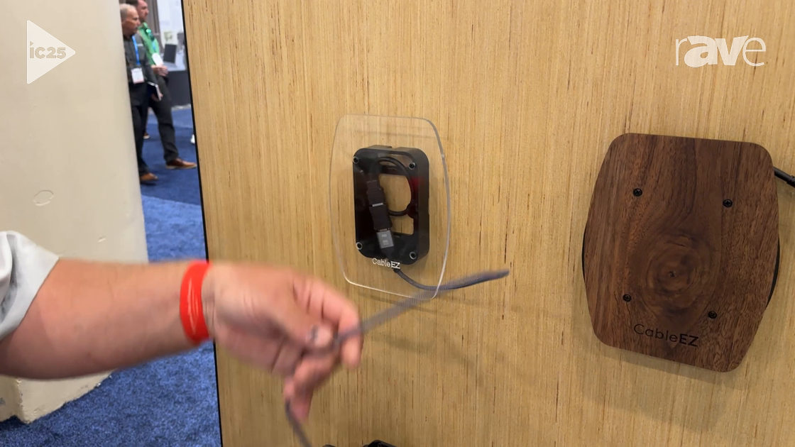InfoComm 2025: CableEZ Highlights CableEZ 1G Mount for Secure Cable Storage