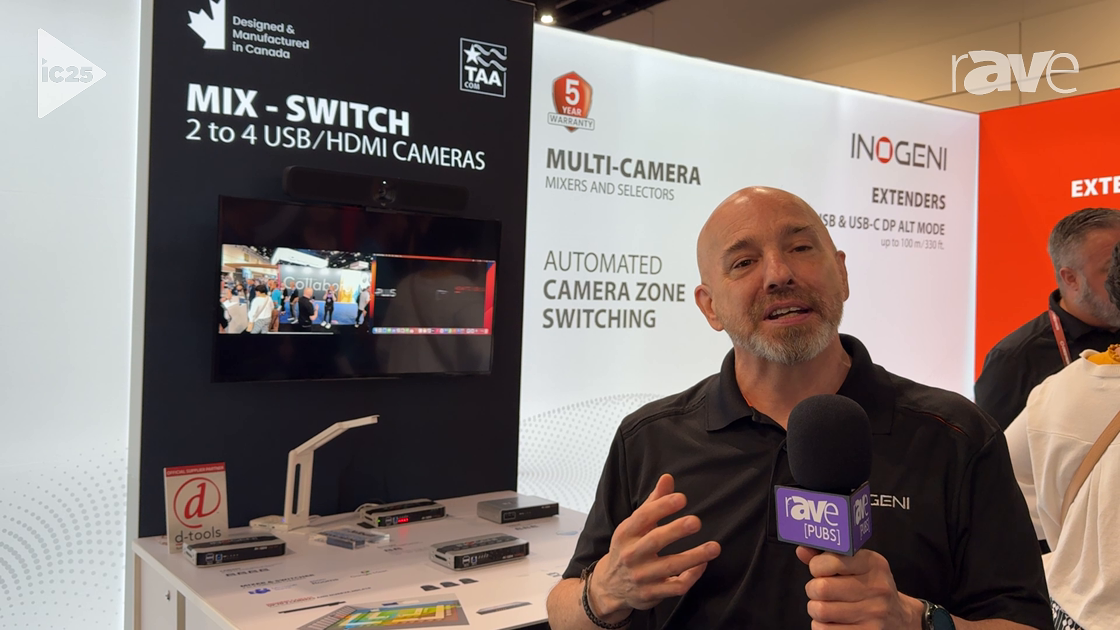 InfoComm 2025: INOGENI Features Multi-Camera Switcher Solutions, Including Share2U, CAM300, CAM230