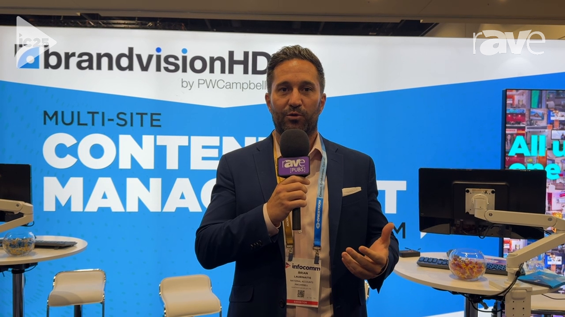 InfoComm 2025: BrandvisionHD by PWCampbell Shows Content Management Solution