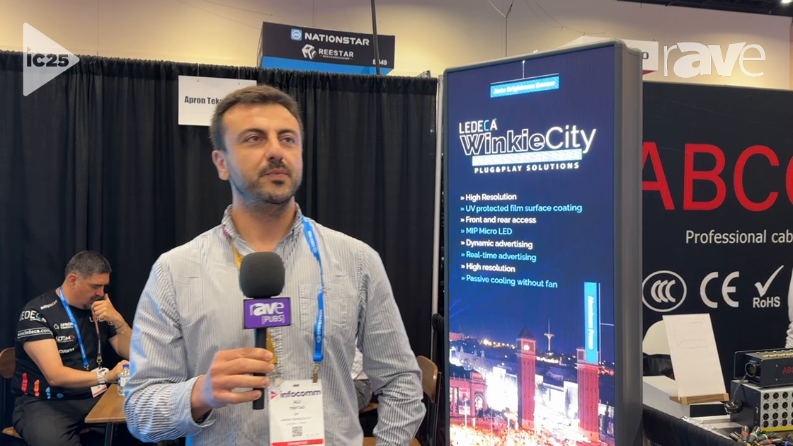 InfoComm 2025: Apron Teknoloji A.S Shows LEDECA DOOH MIP Technology Outdoor LED Display