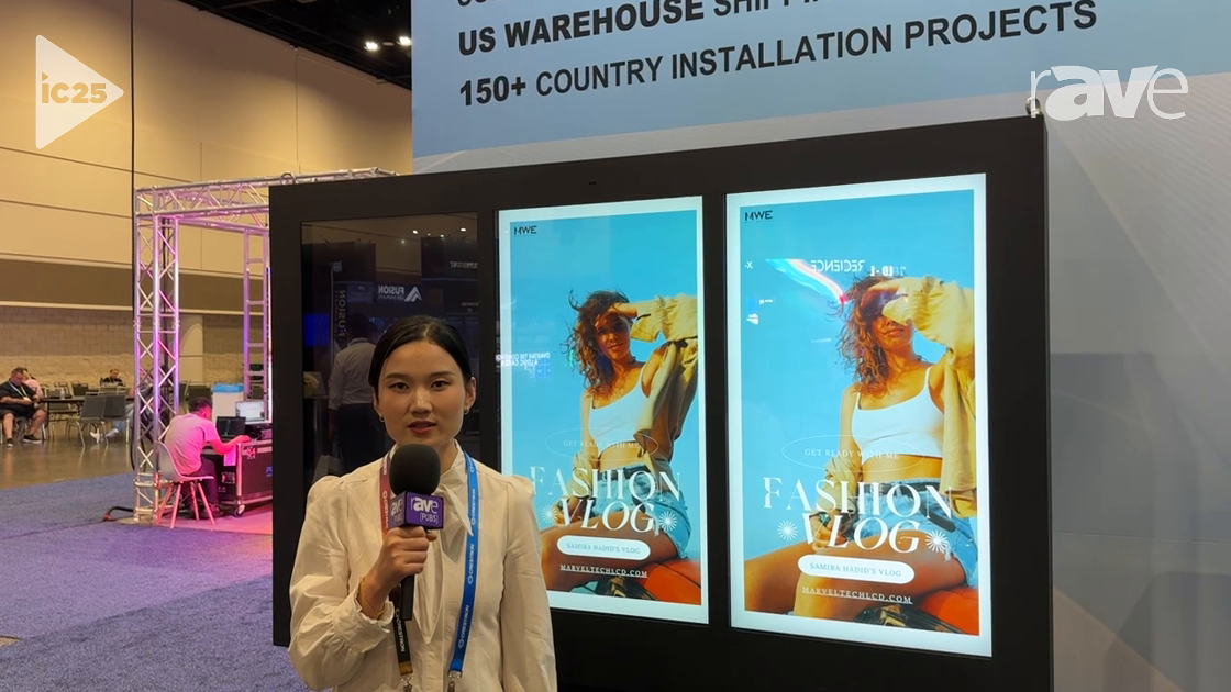 InfoComm 2025: Marvel Technology Exhibits 49 in Drive Thru Outdoor Display with CMS Software