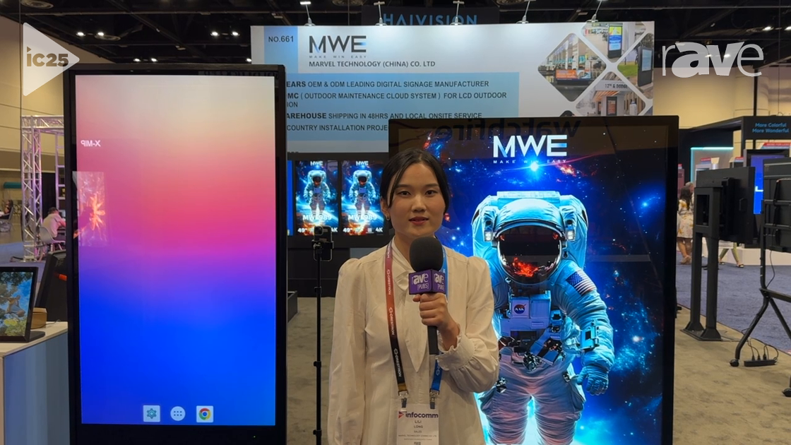InfoComm 2025: Marvel Technology Highlights Indoor LCD Screen Models Indoor Floor Standing Displays