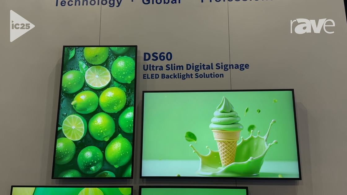 InfoComm 2025: TCL Moka Shows DS60 and DS60P Ultra Slim Digital Signage, ELED Backlight