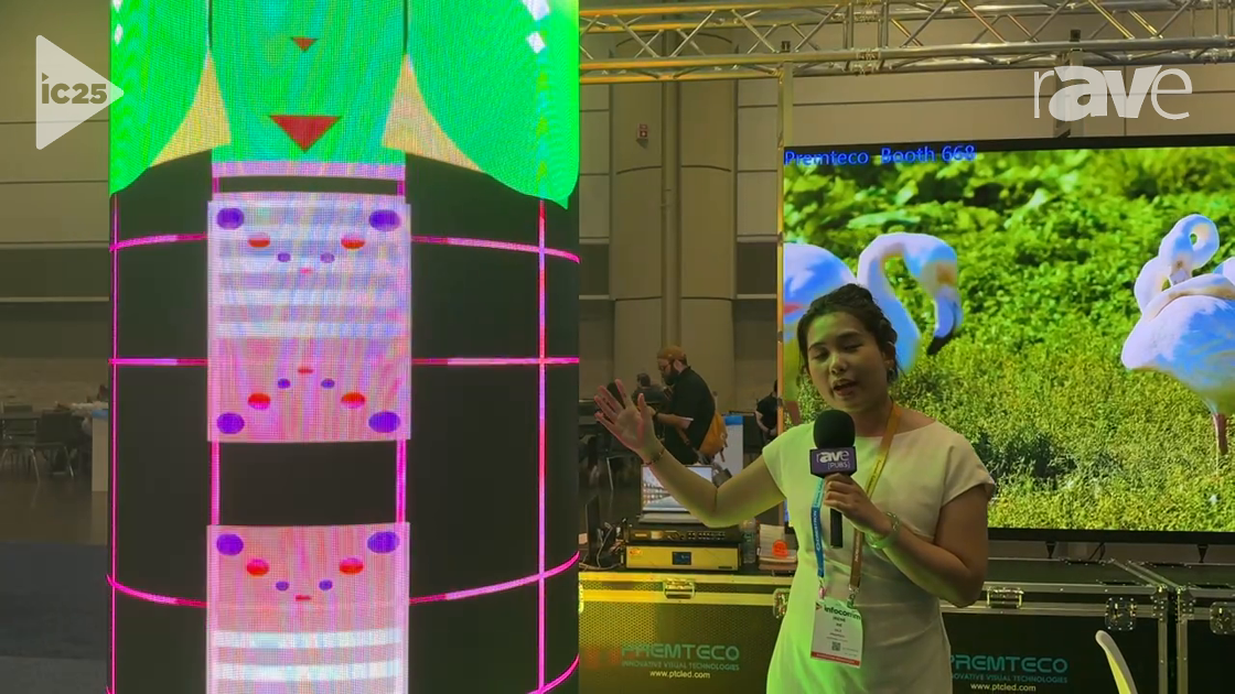 InfoComm 2025: Premteco Shows Off FXO Outdoor Rental Flexible LED Display