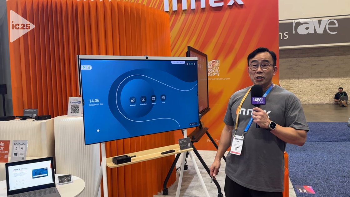 InfoComm 2025: FunTech Innovation Presents CM55, an Ultra-Thin, Mobile Interactive Touch Panel