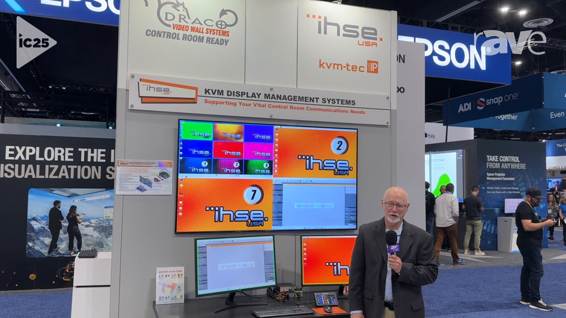 InfoComm 2025: IHSE Demos Draco KVM Control System for Work Stations and Video Walls