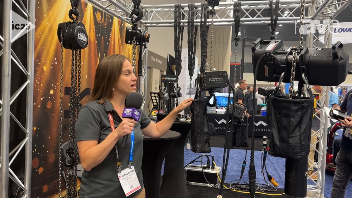 InfoComm 2025: Kito Crosby Entertainment Group Presents TEM Krewmate Mini Entertainment Hoist