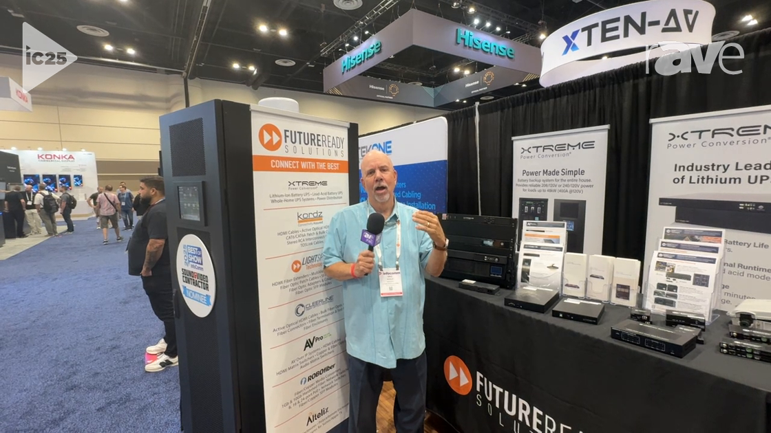 InfoComm 2025: Future Ready Solutions Highlights Xtreme Power Conversion with Lithium Ion Battery Ba