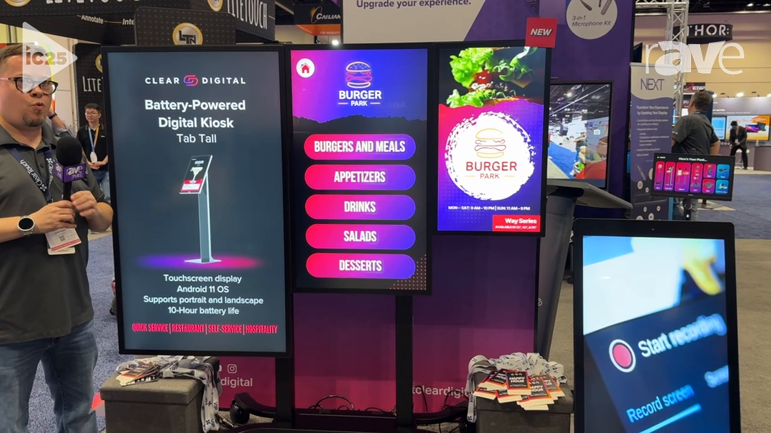 InfoComm 2025: Clear Digital Intros the Way Interactive PCAP Digital Signage Displays