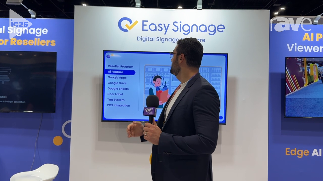 InfoComm 2025: EasySignage Presents AI Digital Signage Software With Analytics