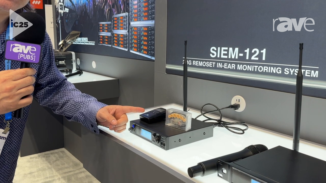 InfoComm 2025: JTS PROFESSIONAL Debuts SIEM‑121 UHF In‑Ear Monitoring System