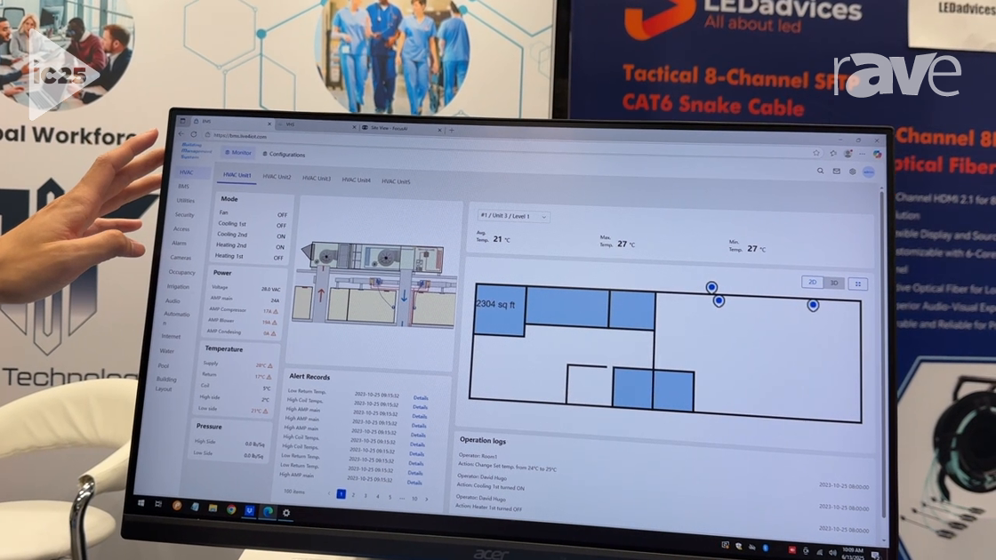 InfoComm 2025: Tron Technology Exhibits Building Management and Security System