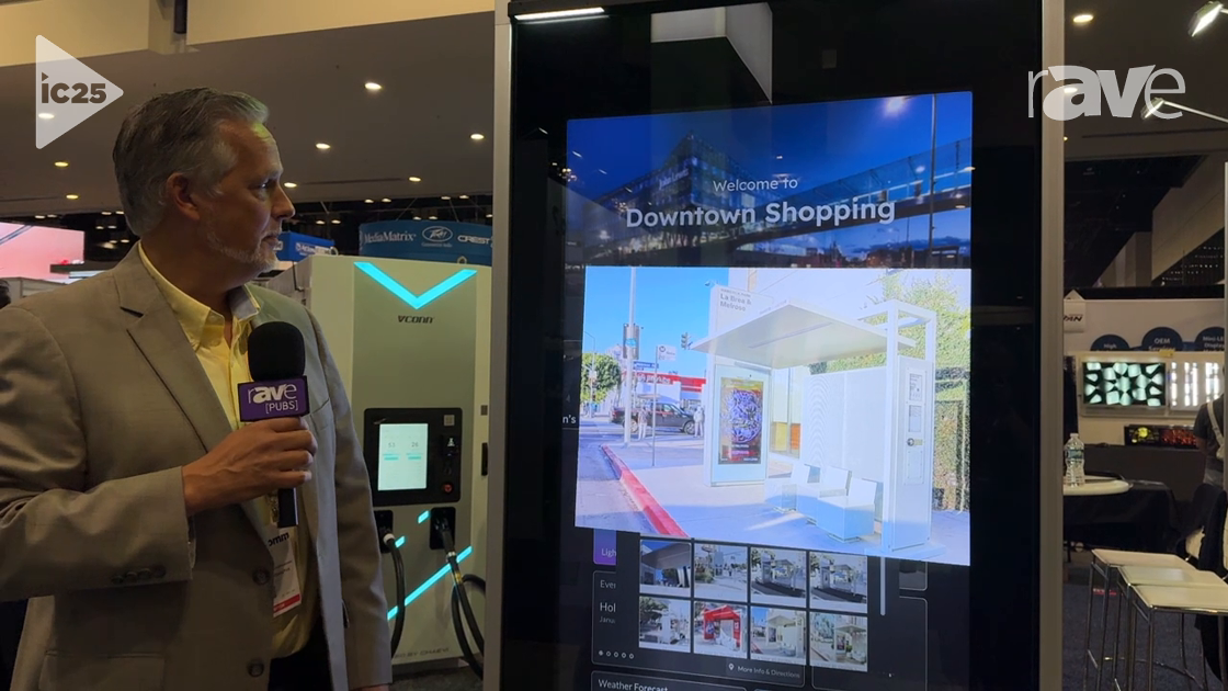 InfoComm 2025: VCONN Digital Interactive Features Outdoor Double-Sided Interactive Allure 75″ Kiosk