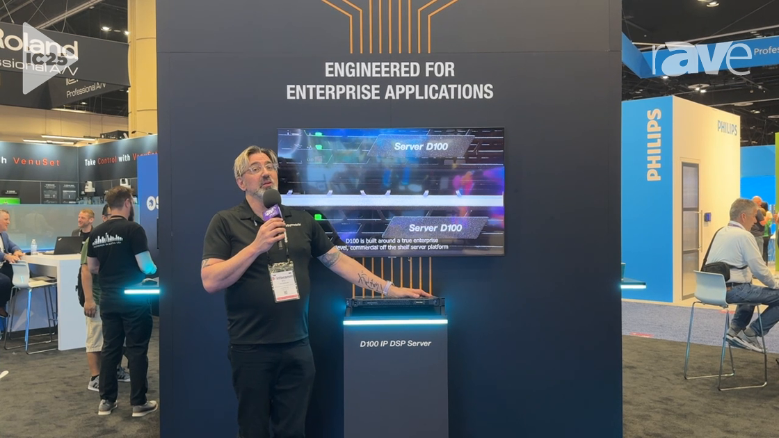 InfoComm 2025: Symetrix Exhibits Server D 100