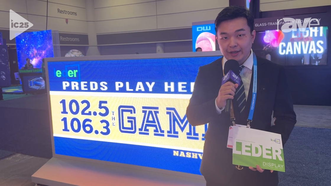 InfoComm 2025: Leder Presents P6.3 High Brightness LED Display