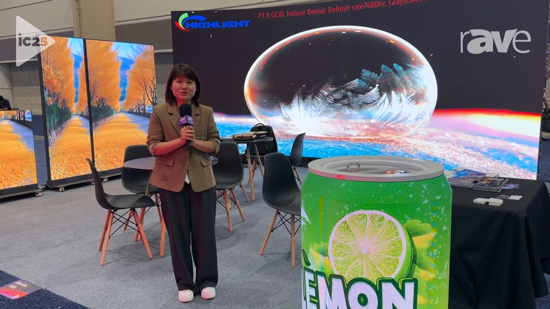 InfoComm 2025: Shenzen Highlight Tech Co., Ltd Features LED Wrapped Refrigerator Unit