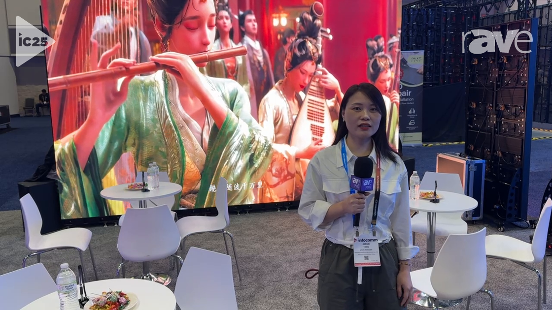 InfoComm 2025: LongRun LED Presents Outdoor COB 2.6 Display, 81″ Freestanding Display