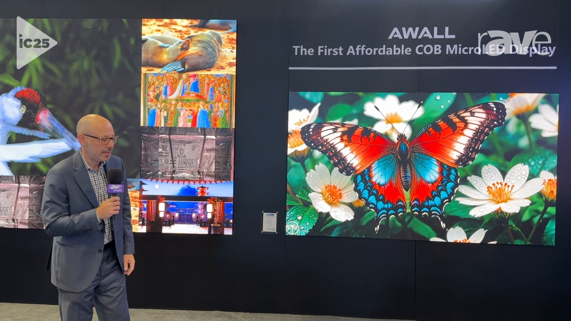 InfoComm 2025: AWALL Exhibits AWALL MicroLED Display