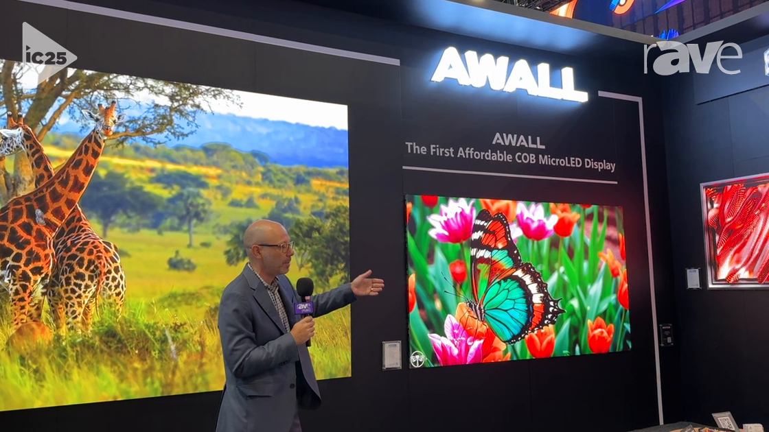 InfoComm 2025: AWALL Introduces AWALL MicroLED Display for Consumers