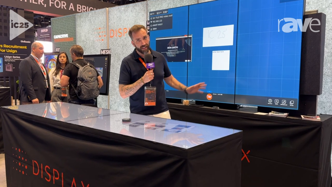 InfoComm 2025: DISPLAX Exhibits Tile Pro