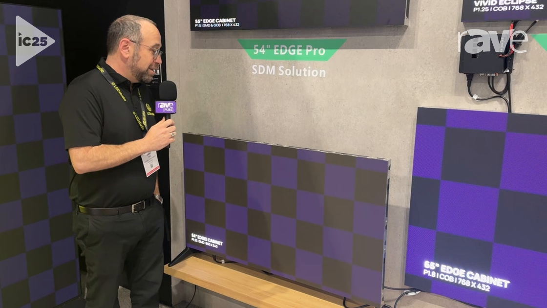 InfoComm 2025: VOD/THE LED STUDIO Features 55″ Edge Pro SBM Solution in Partnership with Intel
