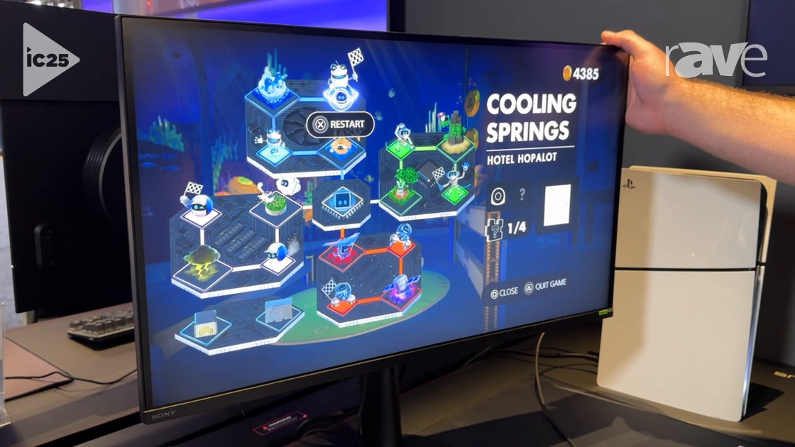 InfoComm 2025: Sony Exhibits INZONE M9 II 4K Gaming Monitor with Adjustable Base