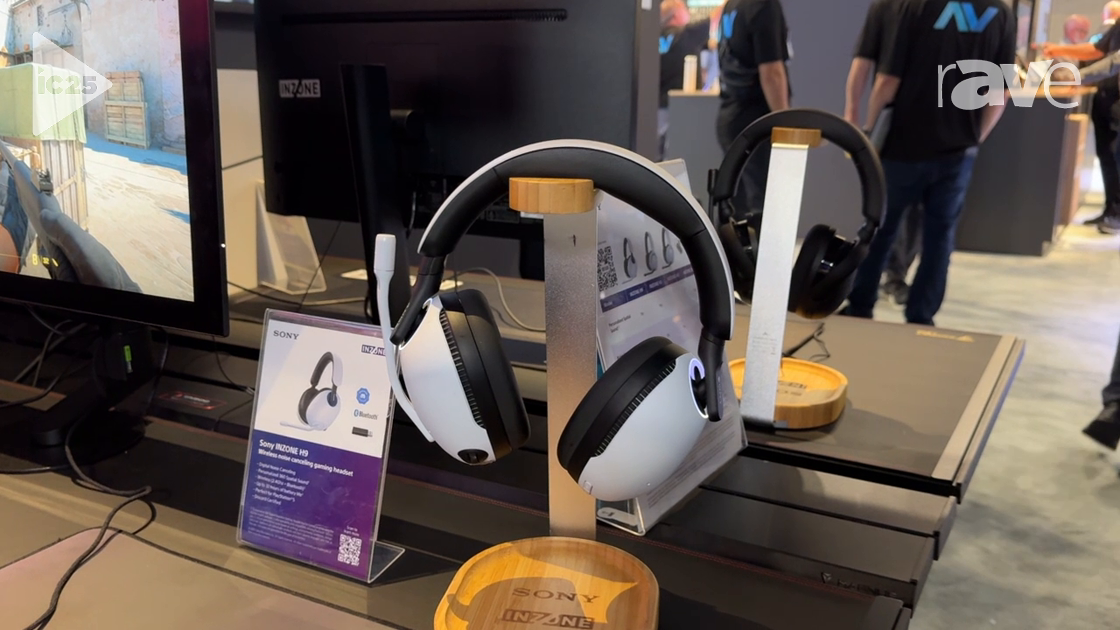 InfoComm 2025: Sony Explains INZONE H9 Active Noise-Canceling Headset with Spatial Surround Sound