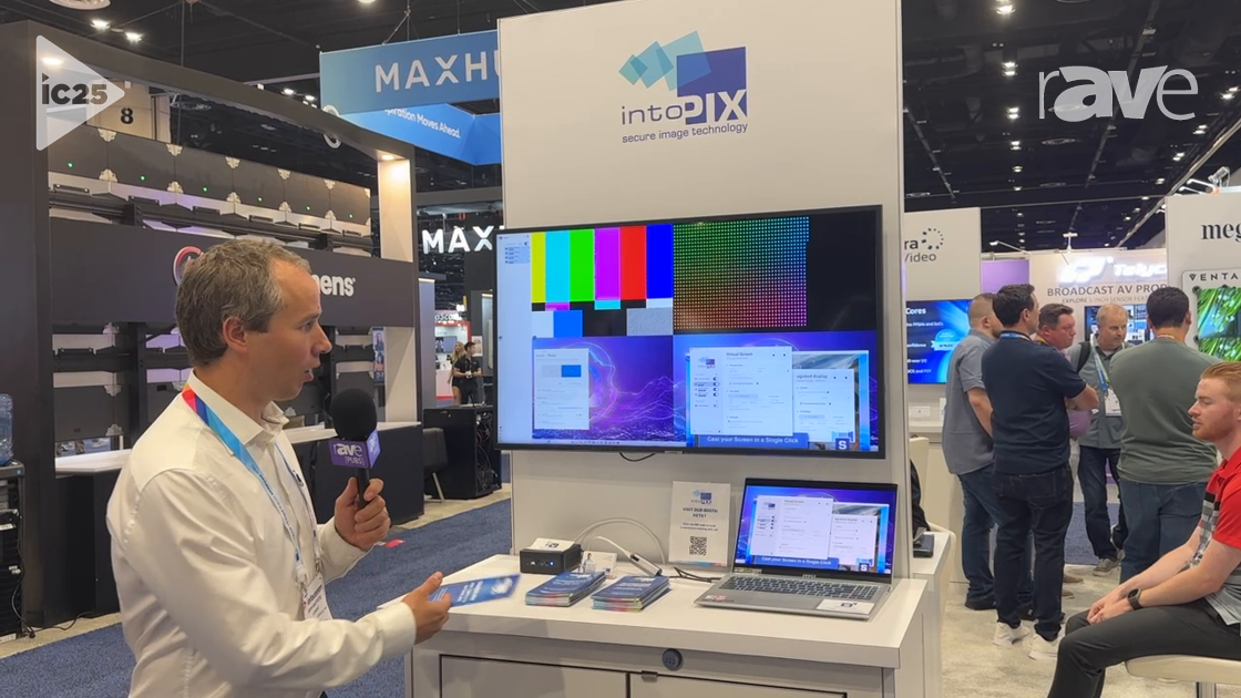 InfoComm 2025: intoPIX Explains IMPX / SMPTE 2110 Software Applications in AIMS Alliance Booth