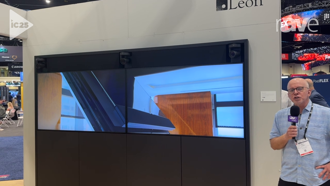InfoComm 2025: Leon Speakers Shows Edge Connect On-Wall Space-Saving Solution for Screens, Speakers